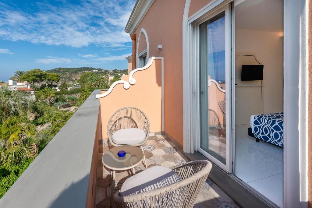 Balkón nebo terasa v ubytování Corallo Blu Hotel De Charme - Sea & Spa access