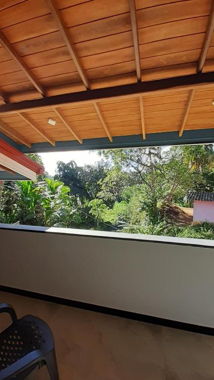 Zahrada ubytování Jithu homestay Mirissa