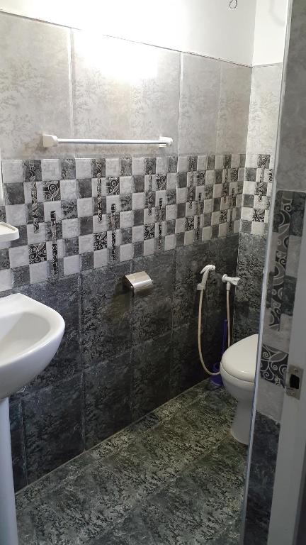 Koupelna v ubytování Jithu homestay Mirissa