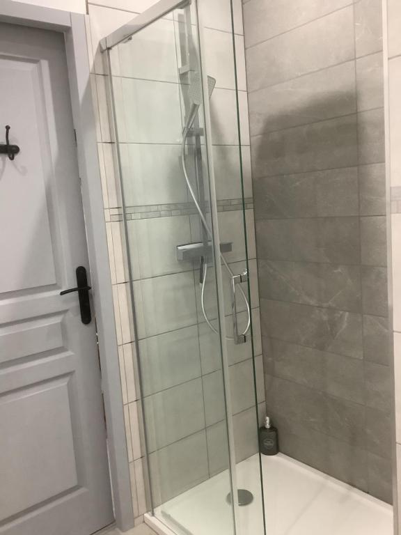Koupelna v ubytování Gîte de L’entre Deux
