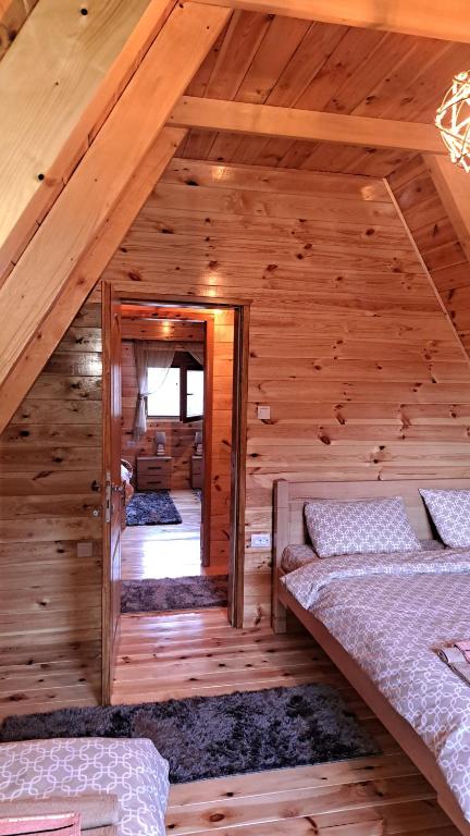 Postel nebo postele na pokoji v ubytování Hill Escape