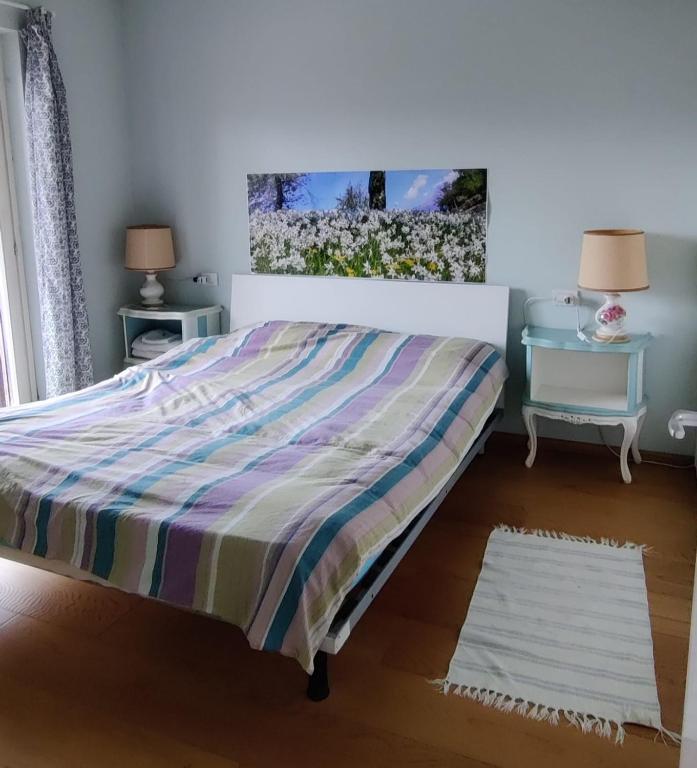 Postel nebo postele na pokoji v ubytování Il Giardino