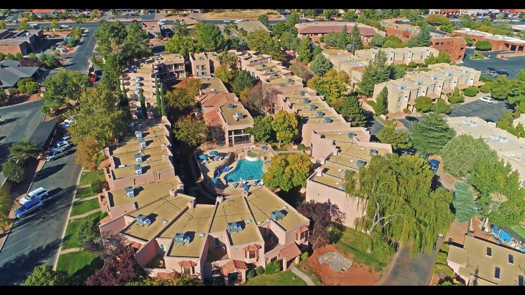 Letecký snímek ubytování Villas of Sedona