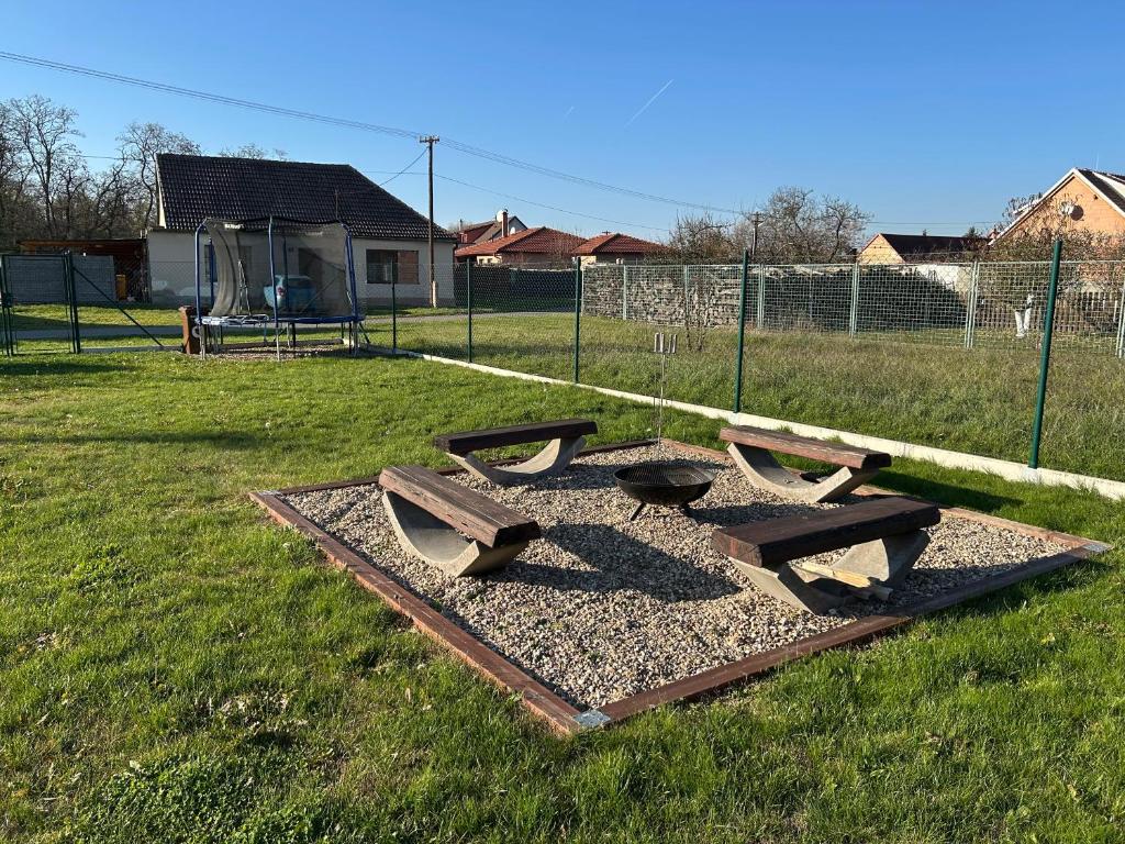 Zahrada ubytování Apartmány Levandule