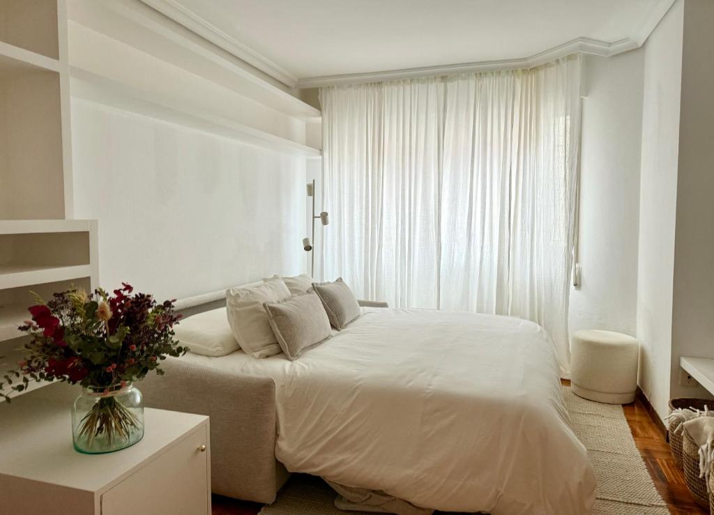 Postel nebo postele na pokoji v ubytování Da Barreira