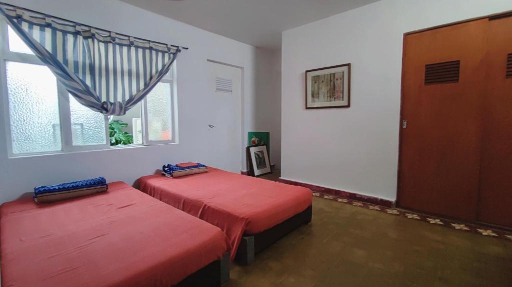 Postel nebo postele na pokoji v ubytování Ninfas 371