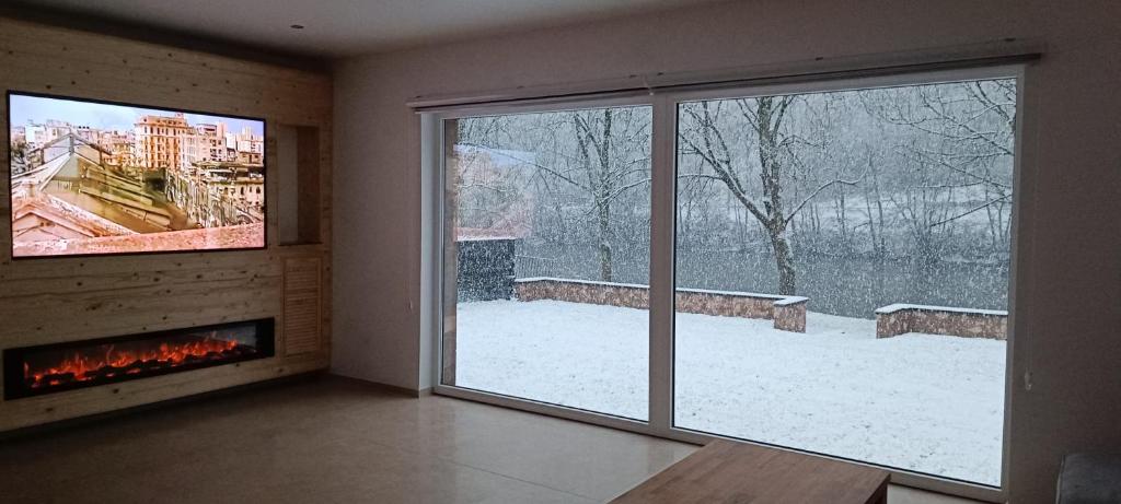 Το La Villa les pieds dans leau τον χειμώνα