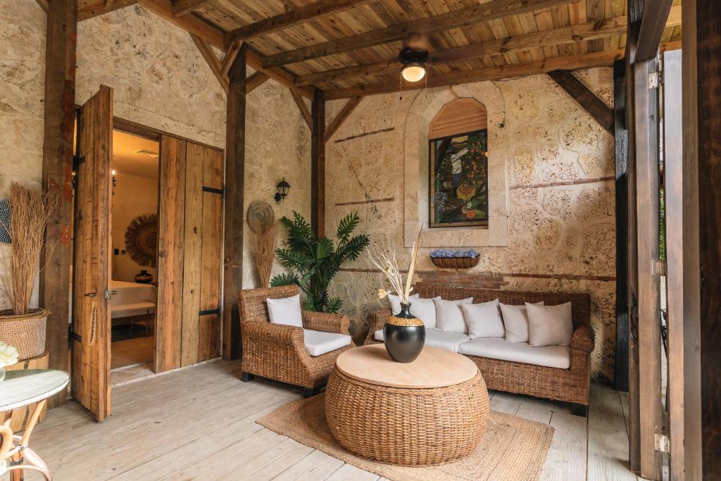 Posezení v ubytování Hotel Casa Don Luis Cap Cana by Faranda Boutique