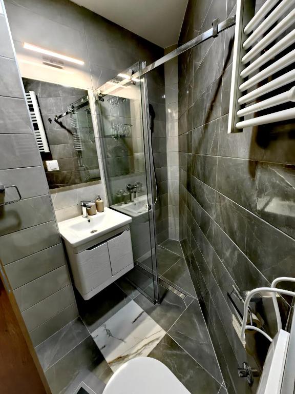 Koupelna v ubytování Vila Rosa, apartman 3
