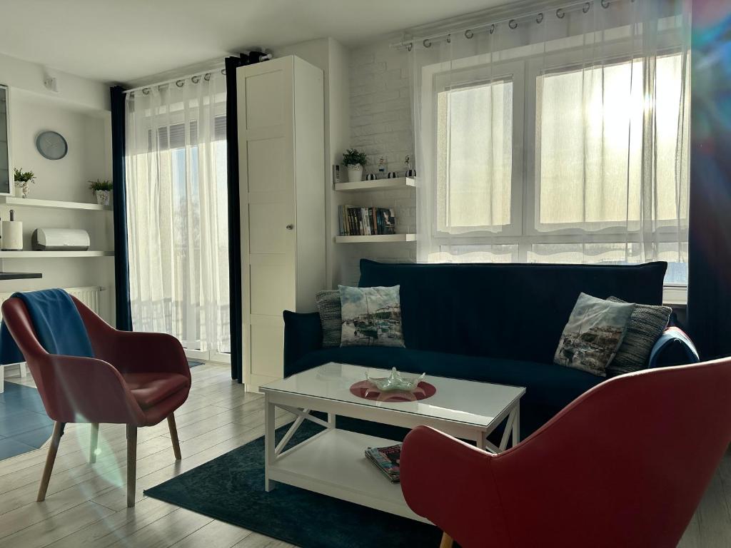 Posedenie v ubytovaní Amko Style Apartamenty Przystań 26 Willa Nord