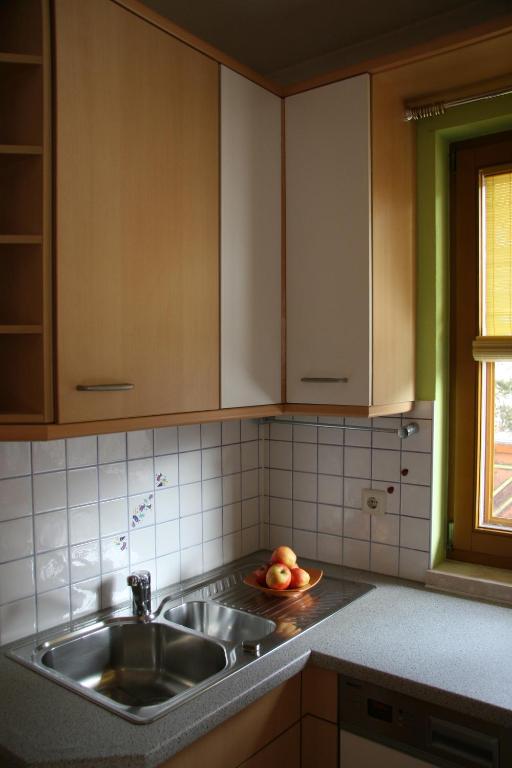 Kuchyň nebo kuchyňský kout v ubytování Familien Zeit