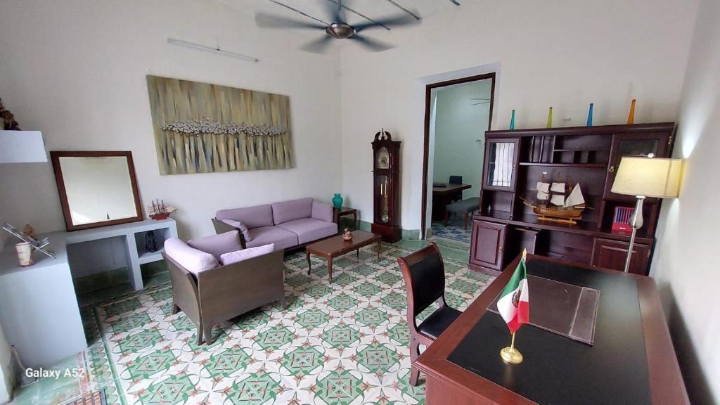 Ruang duduk di Casa Sierra