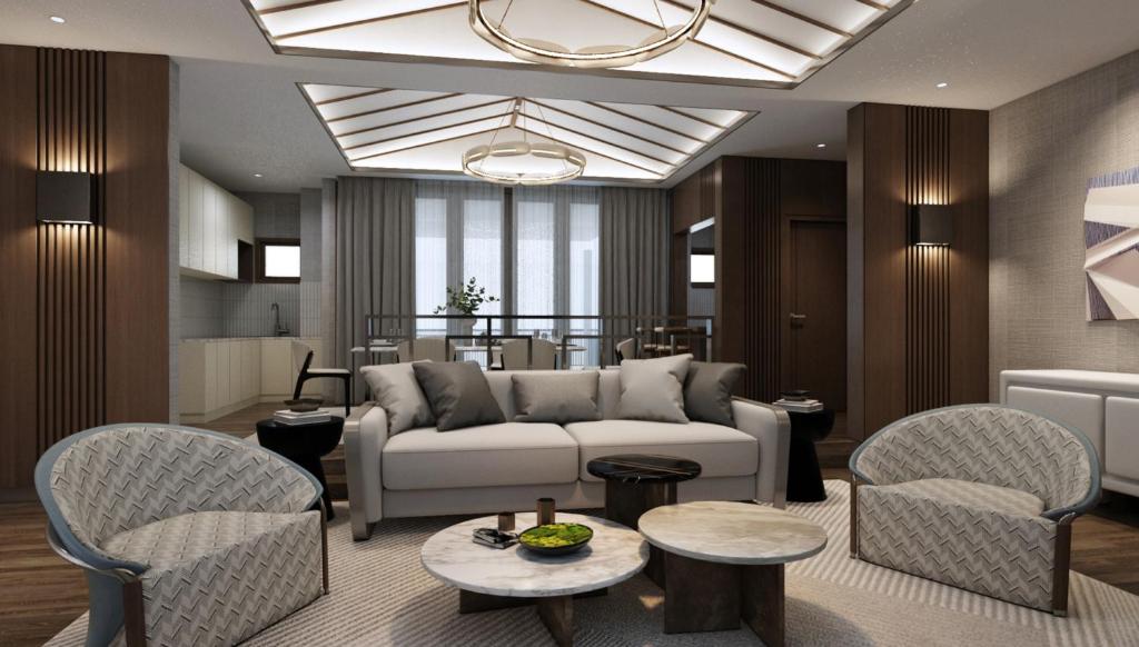 Posezení v ubytování Putrajaya Marriott Hotel