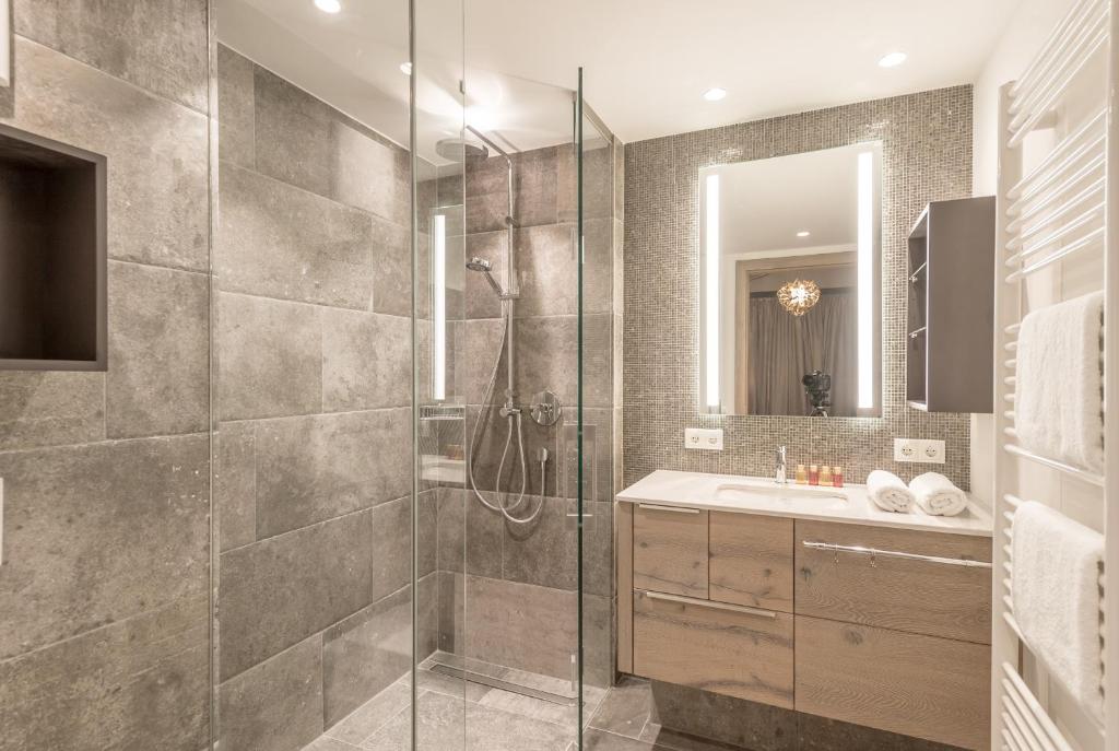 Ванная комната в Hotel Gurglhof Superior