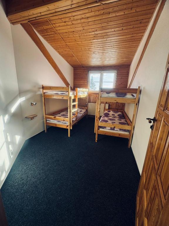 Postel nebo postele na pokoji v ubytování Penzion Berany