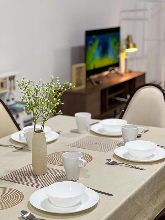 TV a/nebo společenská místnost v ubytování Da Men Subang Jaya USJ by Iconique