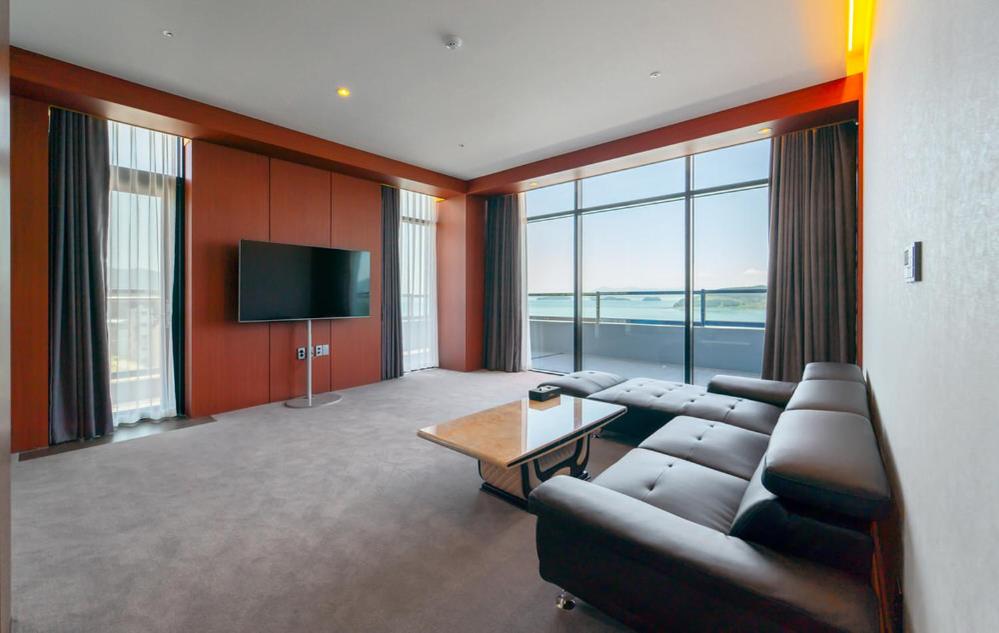 Uma televisão e/ou sistema de entretenimento em Hotel JCS Yeosu