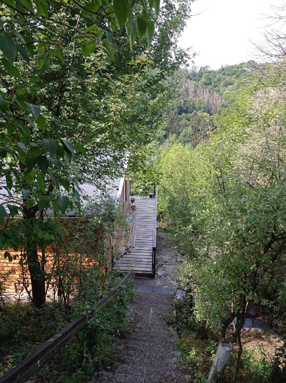 Zahrada ubytování le chalet des remparts