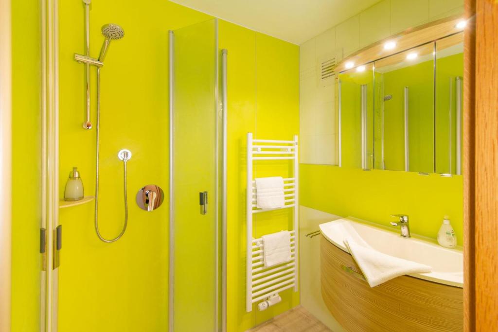 Koupelna v ubytování Hotel Alte Krone