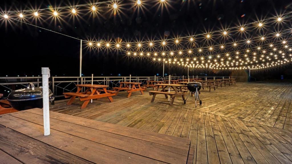 Restaurace v ubytování Gapyeong Laputa Resort