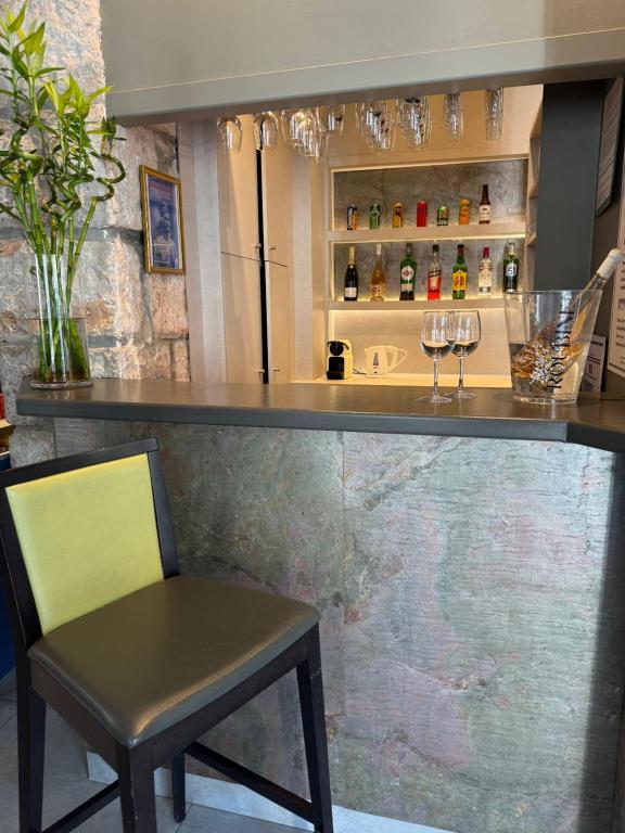Лаундж или бар в Boutique Hotel & Spa la Villa Cap Ferrat