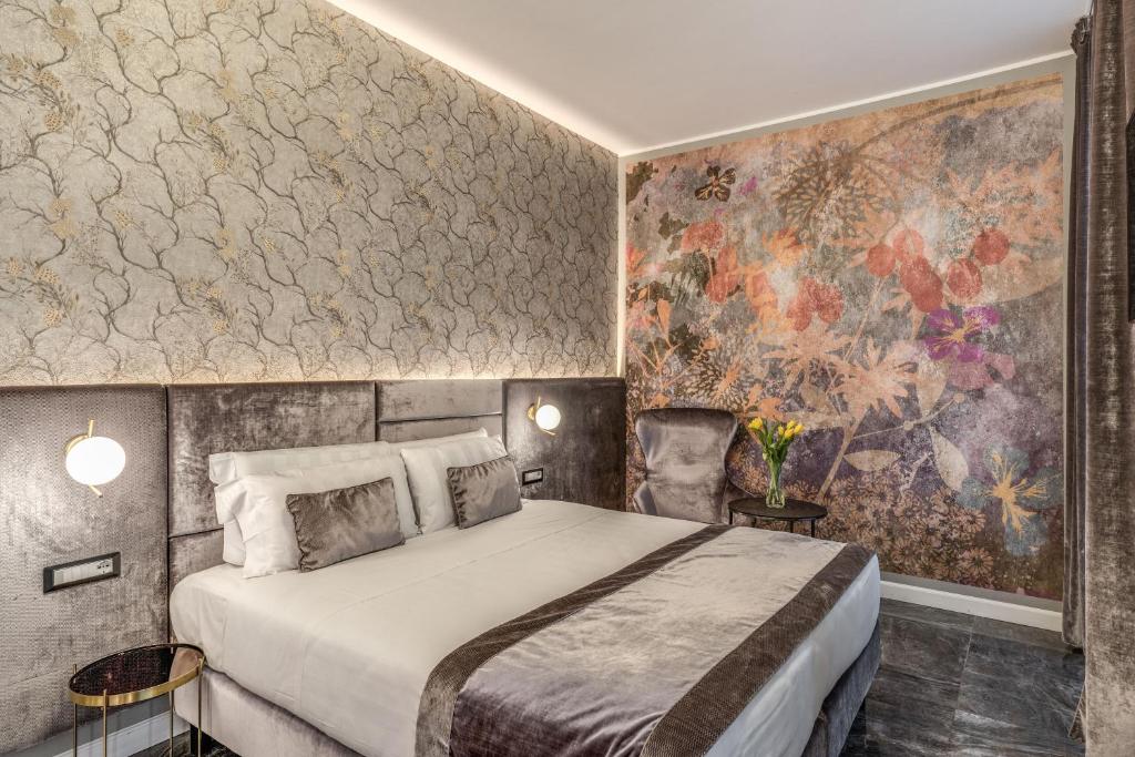 Ένα ή περισσότερα κρεβάτια σε δωμάτιο στο Apollo Boutique Hotel
