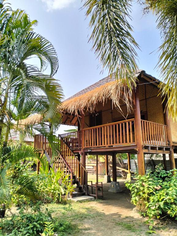 Zahrada ubytování Tangga Bungalows Gili Air