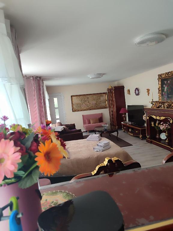 Posezení v ubytování Gite Luxury à Soultzeren