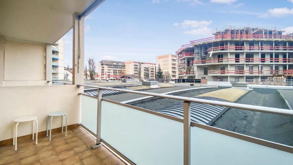 Balkón alebo terasa v ubytovaní HOMEY LA COLOC BRILLANT - Colocation haut de gamme de 3 chambres uniques et privées / Proche centre-ville et transports en commun / Balcons / Wifi gratuit