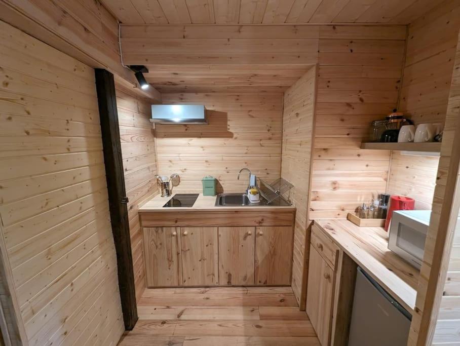 Kuchyň nebo kuchyňský kout v ubytování La Rústica - estudio rural