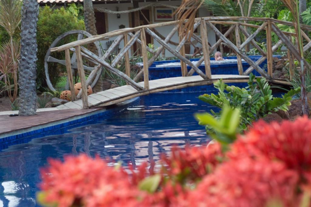 Der Swimmingpool an oder in der Nähe von Pousada Vila Parnaíba