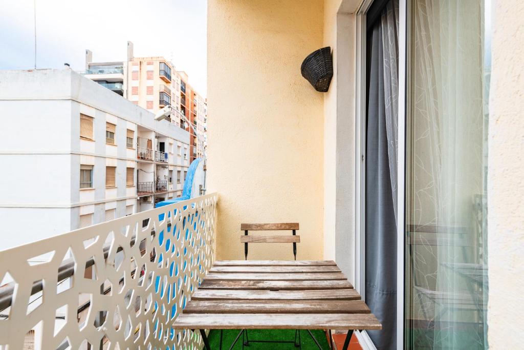 A balcony or terrace at Apartamento Caracola