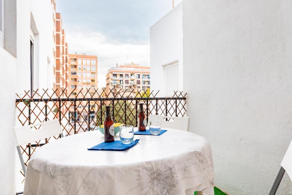 A balcony or terrace at Apartamento Caracola