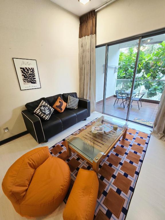Mari Mari Homestay - IMAGO THE LOFT - Apartment Mit Einem Schlafzimmer Mit Gartenansicht