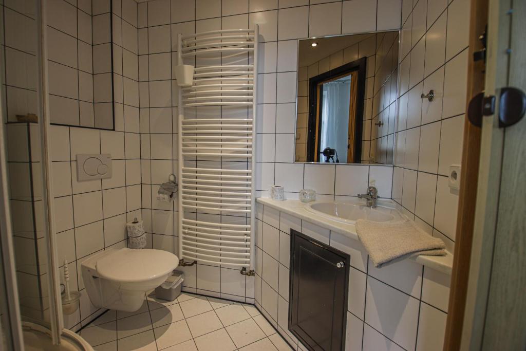 Koupelna v ubytování IN hostel Prague