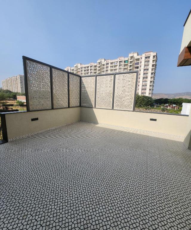 Balkón nebo terasa v ubytování JK House