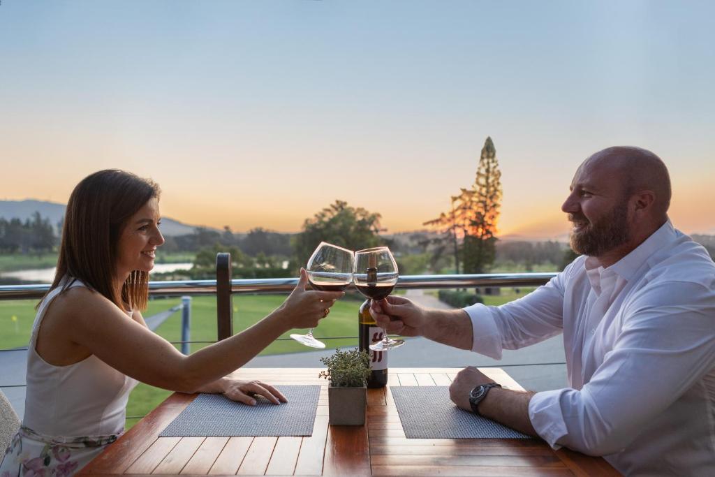 Nápoje v ubytování Devonvale Golf & Wine Estate