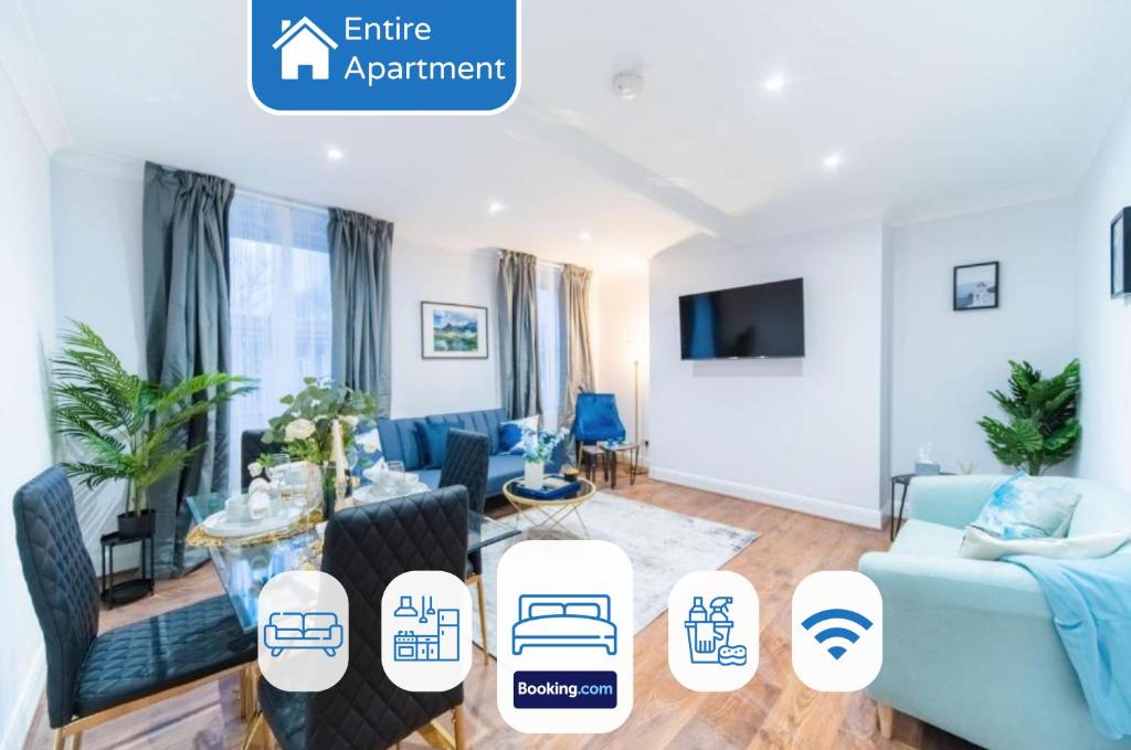 Modern Two Bed Apartment By LiveStay Short Lets & Serviced Accommodation Kensington With Free Wifi