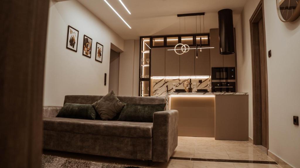 Posezení v ubytování Executive House est November 2024