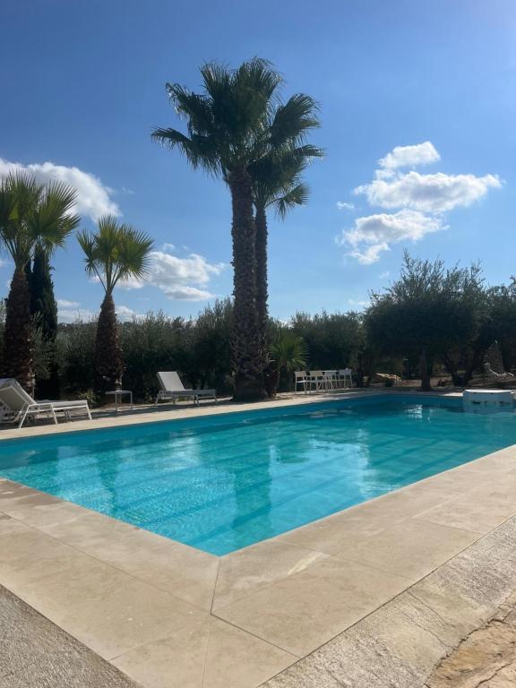 Bazén v ubytování The Olive Grove Villas with swimming pool and breakfast nebo v jeho okolí