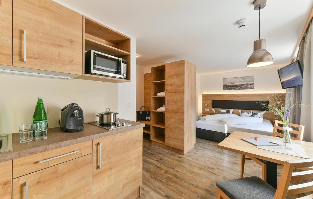 Kuchyňa alebo kuchynka v ubytovaní Hochwertige Ferienwohnung