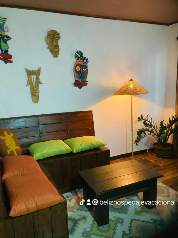 Posezení v ubytování Hostel Casa Mar