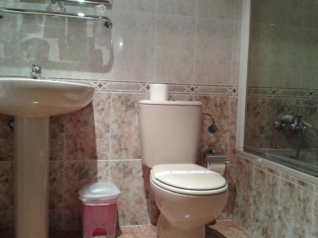 Kúpeľňa v ubytovaní Hostal Campus