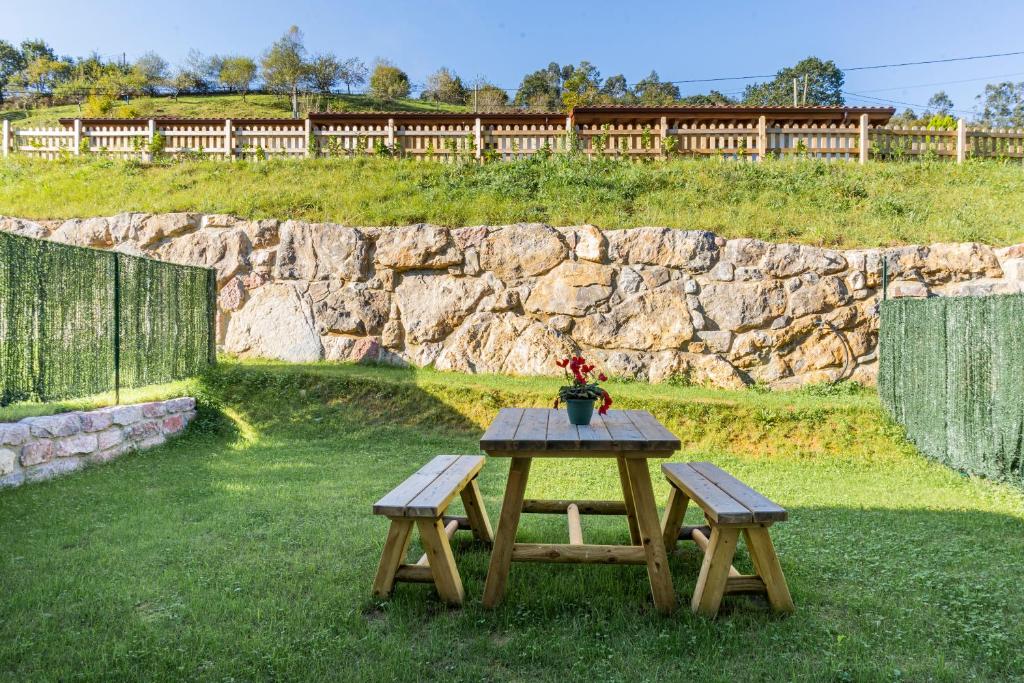 Zahrada ubytování Apartamentos Cuetumerin