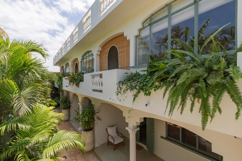 Balkón nebo terasa v ubytování Maison Tropical