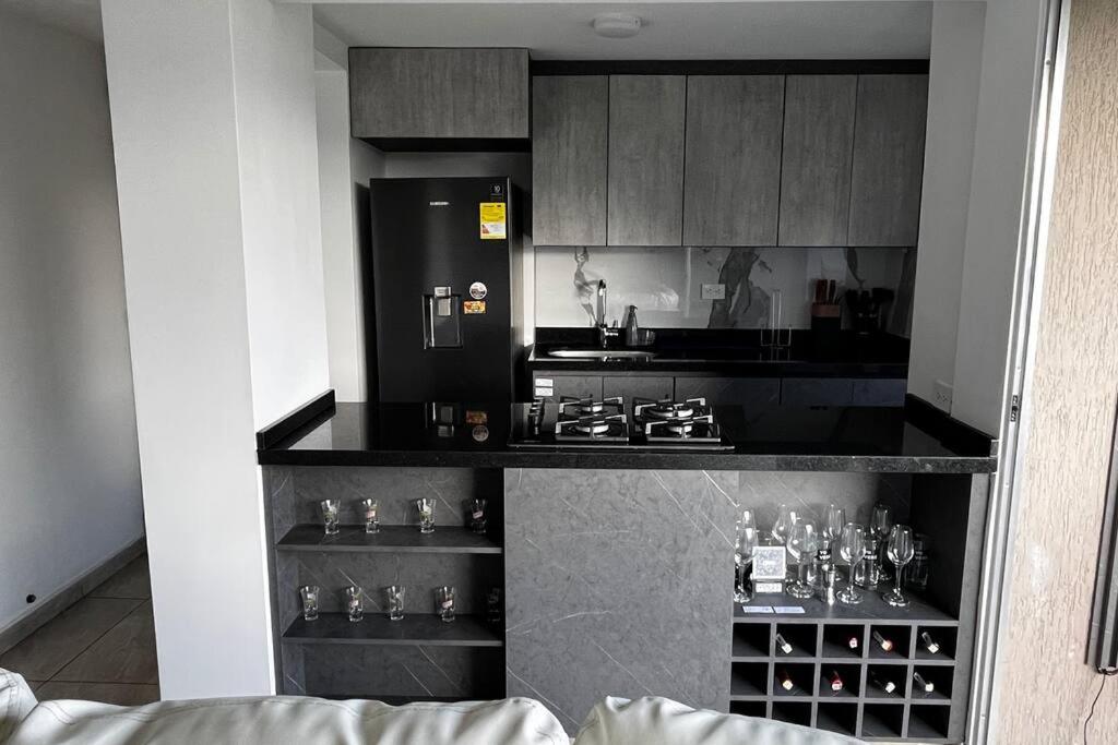 Kuchyň nebo kuchyňský kout v ubytování Mirador la casa del cóndor 3 habitaciones