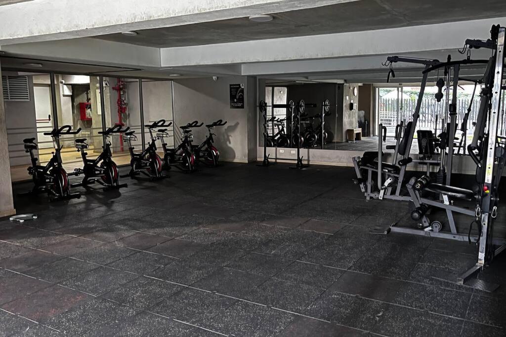 Fitness centrum a/nebo fitness zařízení v ubytování Mirador la casa del cóndor 3 habitaciones