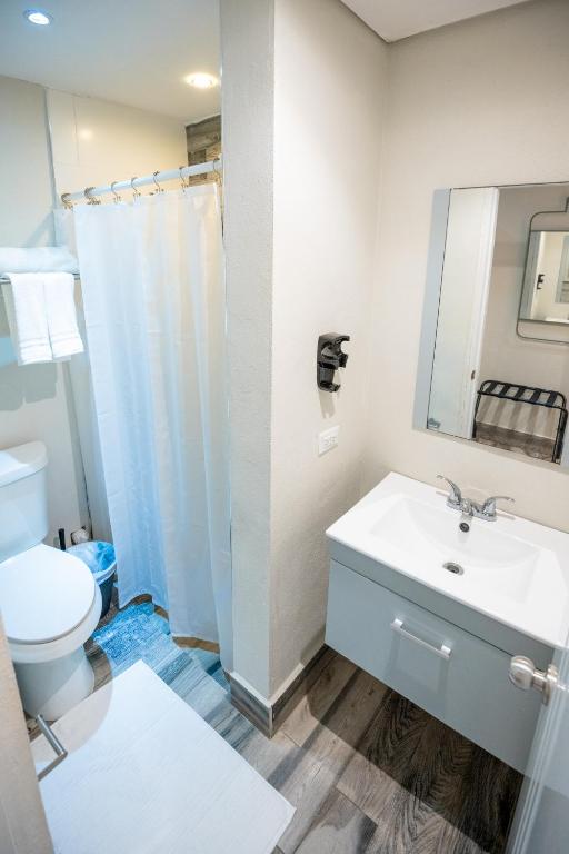 Koupelna v ubytování Tapia Haus 103