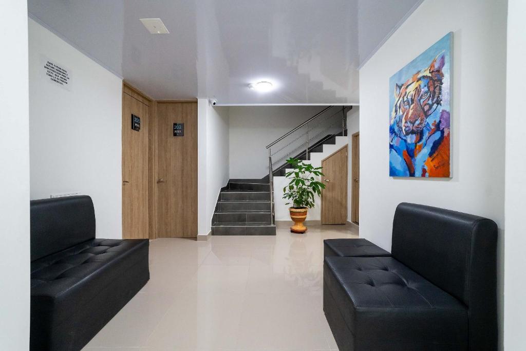 Posezení v ubytování Hotel Doxa