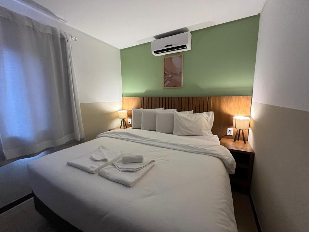Postel nebo postele na pokoji v ubytování Mar Paraíso Hotel